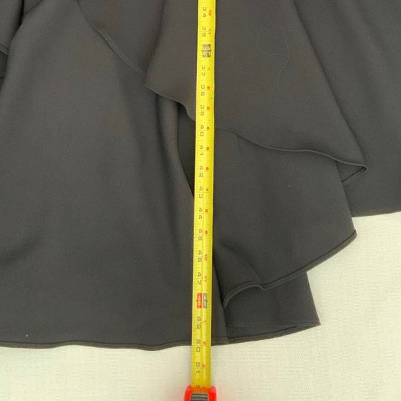 SHOSHANNA Black Ruffled Midi Dress size 12 - Picture 7 of 7